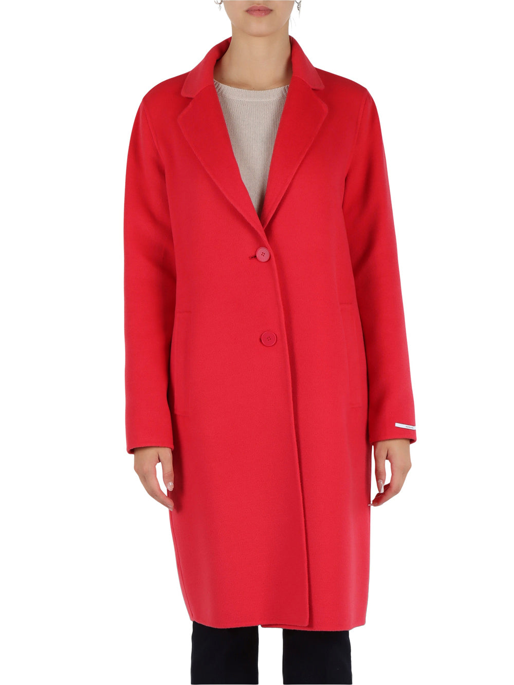 Cappotto Emme Marella Frine da Donna - Rosso