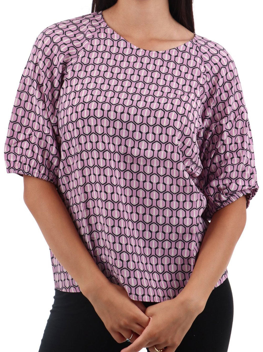 Blusa Emme Marella Beirut da Donna - Viola