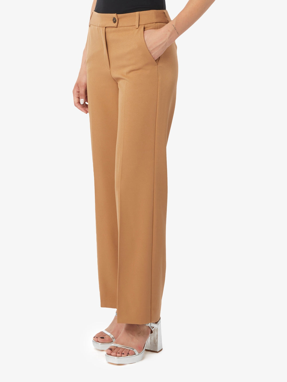 Pantalone Palazzo Emme Marella Efebo da Donna - Beige