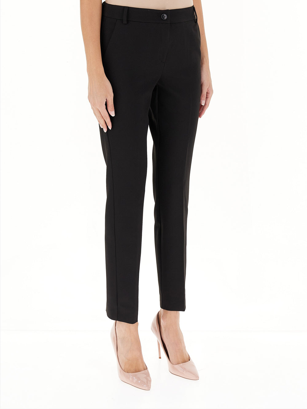 Pantalone Emme Marella Avon2 Slim da Donna - Nero