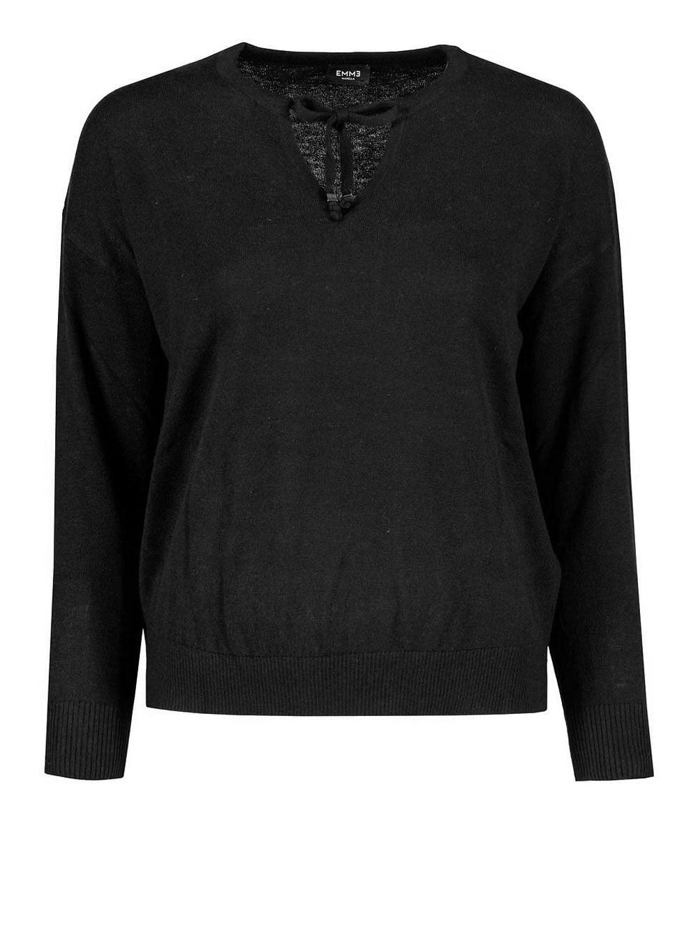 Maglia Emme Marella Cerchio da Donna - Nero