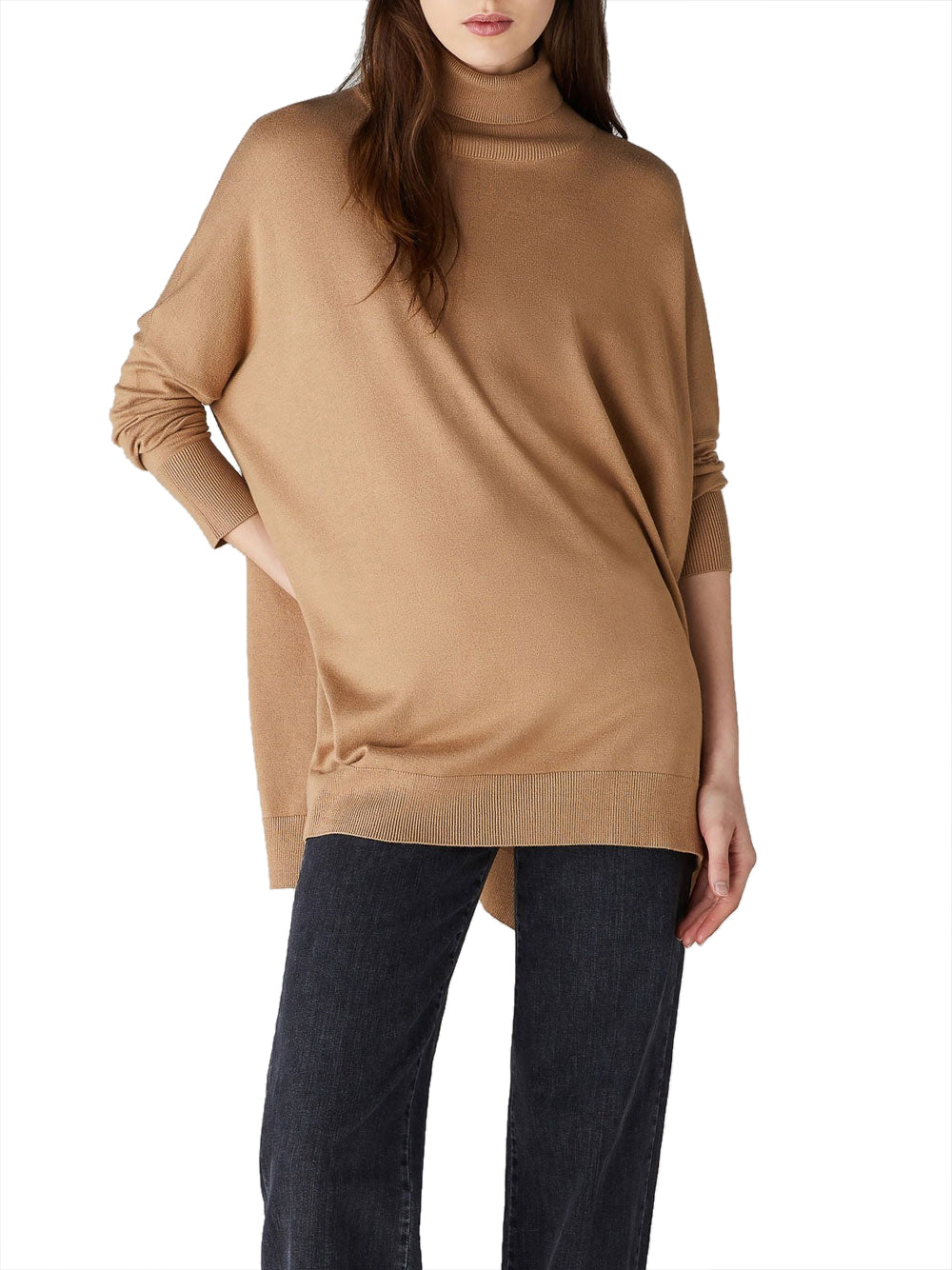 Maglia Collo Alto Emme Marella Dimma da Donna - Beige