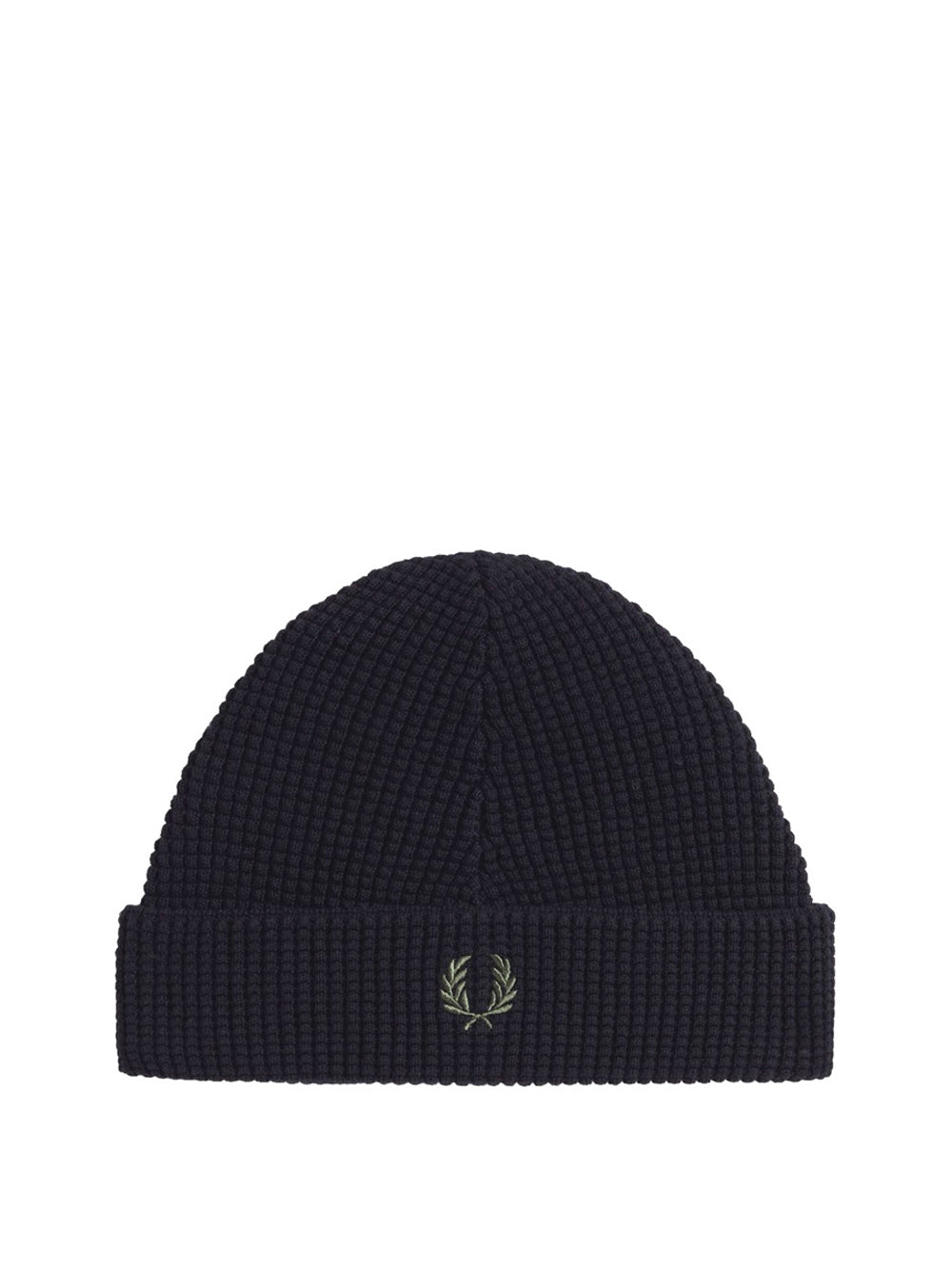 Berretto Fred Perry Waffle Knit Unisex - Nero