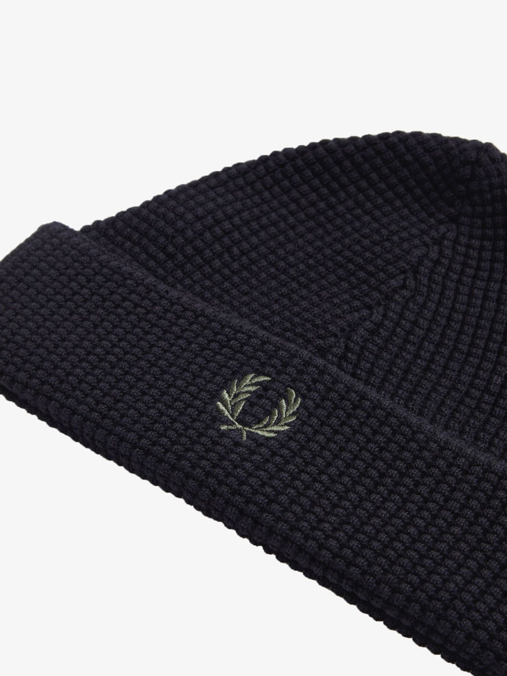 Berretto Fred Perry Waffle Knit Unisex - Nero