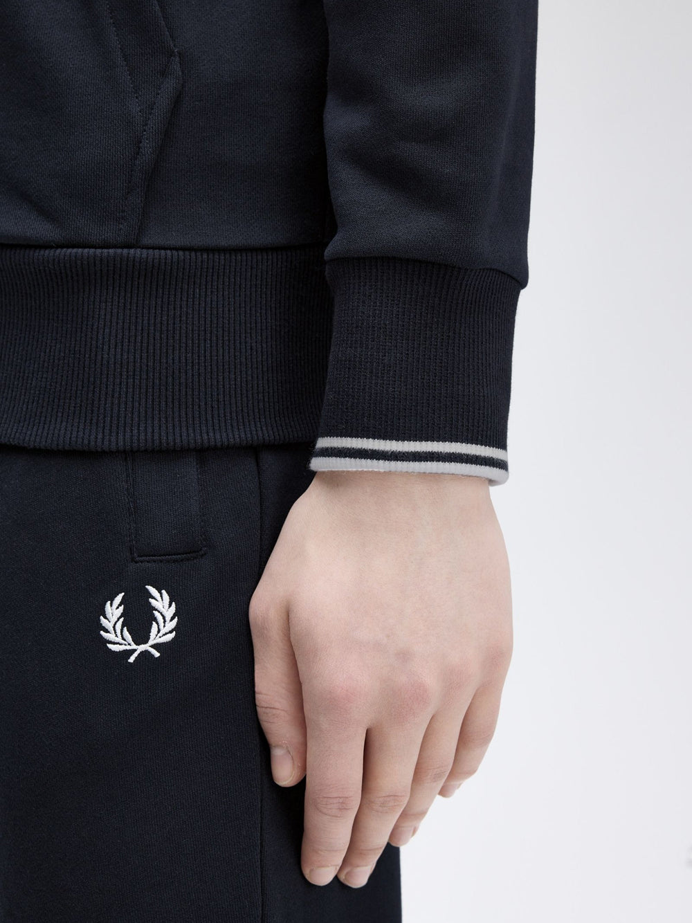 Felpa Zip Fred Perry da Uomo - Blu