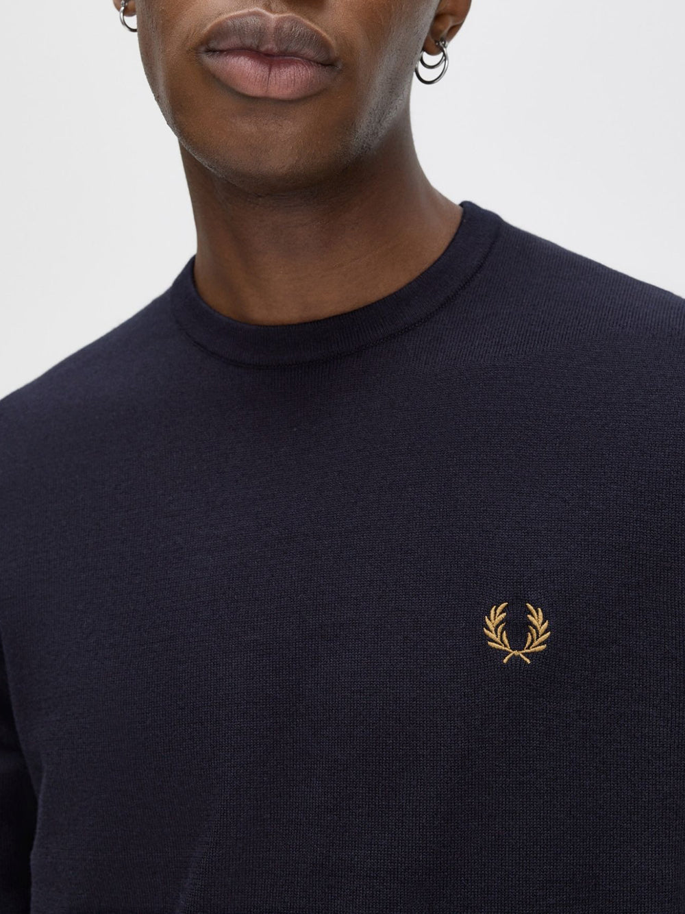 Maglione Fred Perry Classic Crew Neck da Uomo - Blu