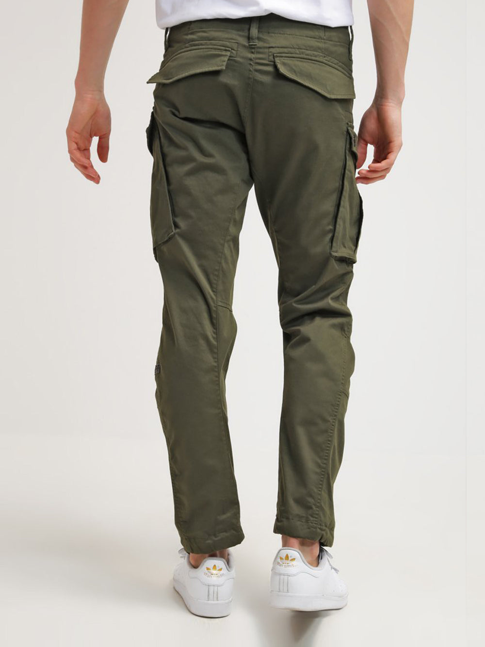 G-Star Pantalone Cargo Rovic Zip 3D Regular Tapered Uomo Mod. D02190-5126D 6059 Dk Bronze Green