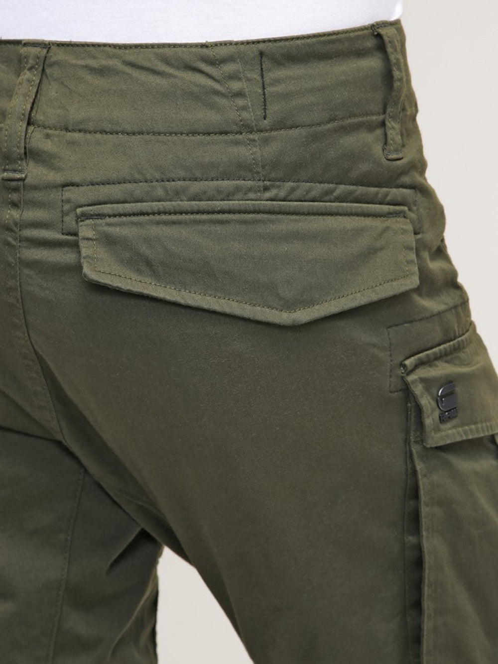 G-Star Pantalone Cargo Rovic Zip 3D Regular Tapered Uomo Mod. D02190-5126D 6059 Dk Bronze Green