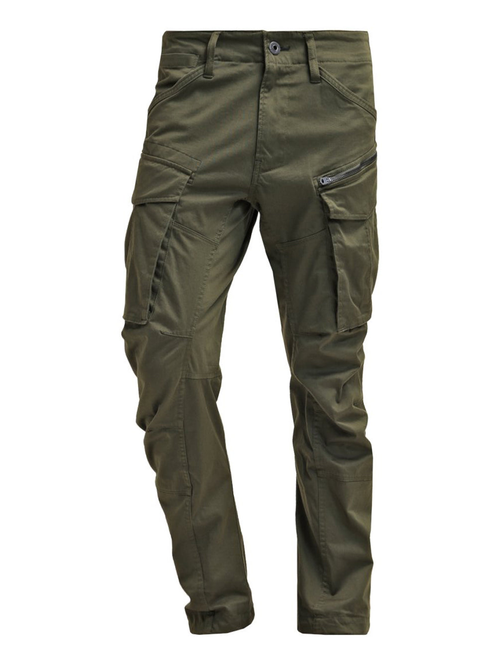 G-Star Pantalone Cargo Rovic Zip 3D Regular Tapered Uomo Mod. D02190-5126D 6059 Dk Bronze Green