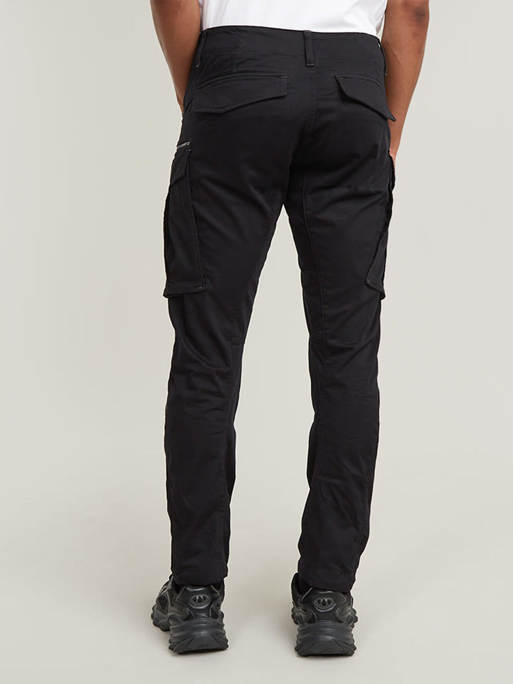 Pantalone Cargo G-star Rovic Regular Tapered da Uomo - Nero