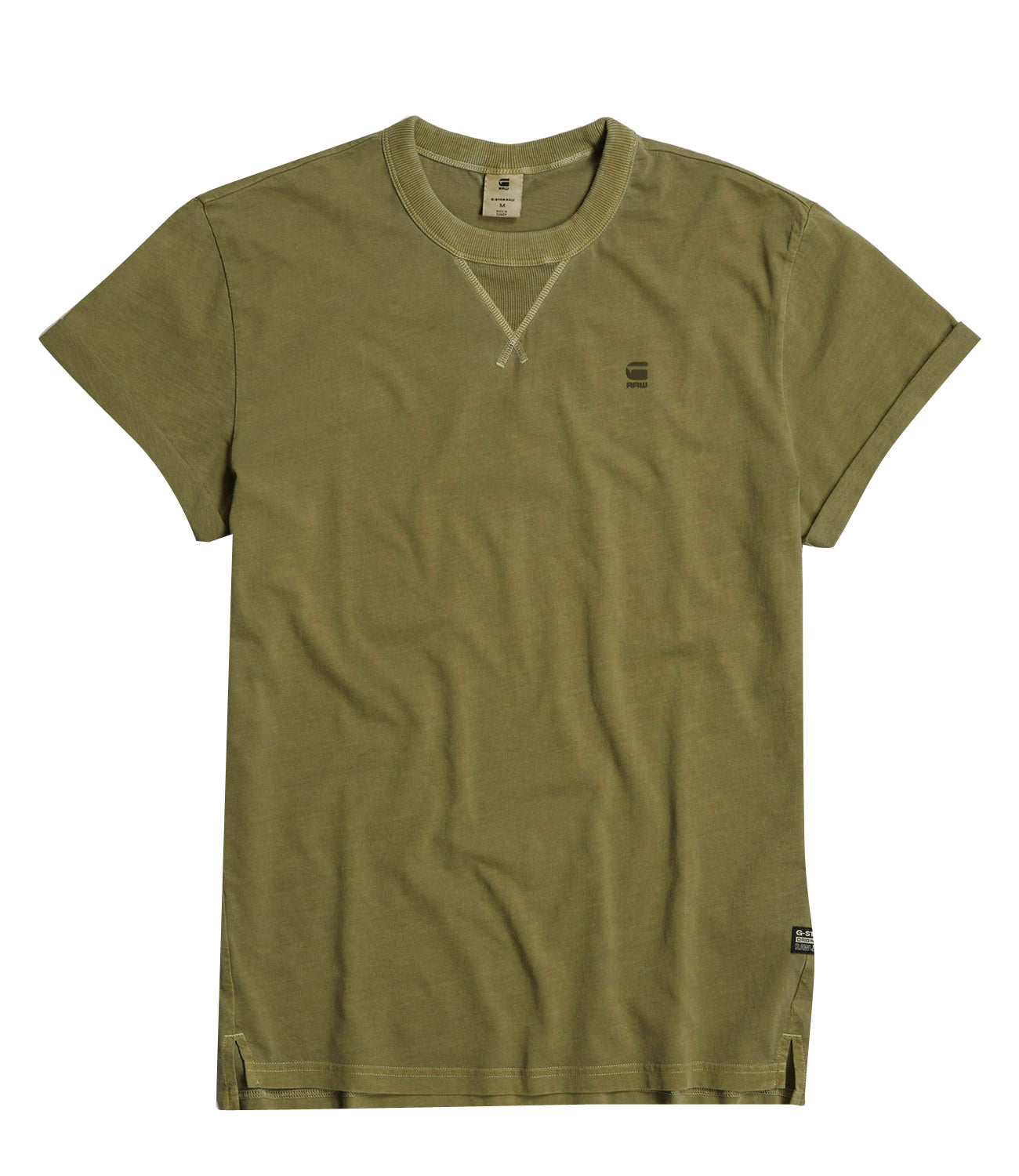 G-Star T-shirt Nifous R T Uomo Mod. D24449-2653 D033 Shadow Olive Gd