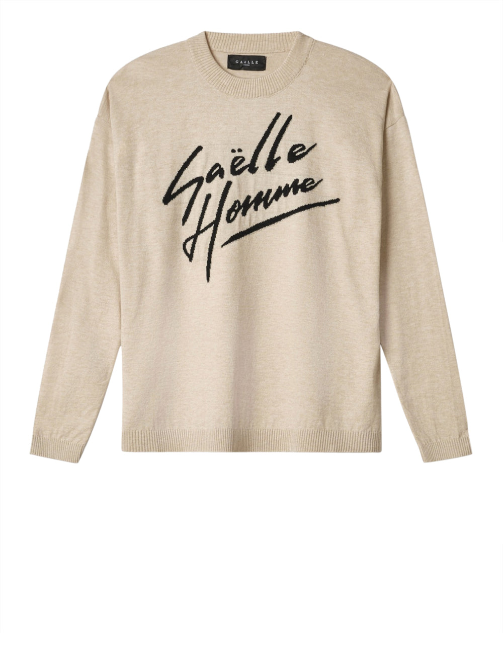 Gaëlle Paris Pullover Gaelle Fit Over da Uomo - Beige