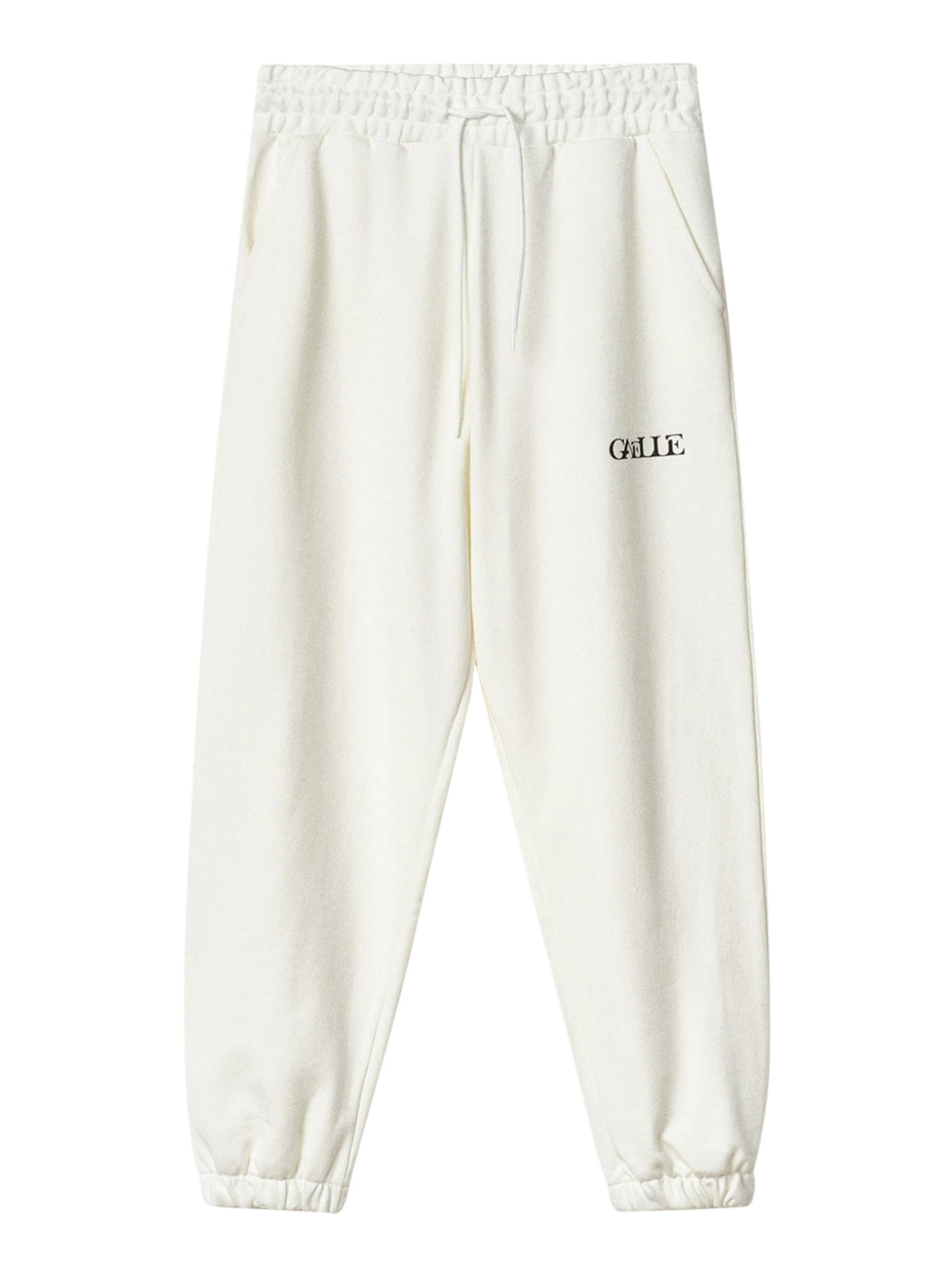 Gaëlle Paris Pantalone Tuta Gaelle Con Logo da Donna - Bianco