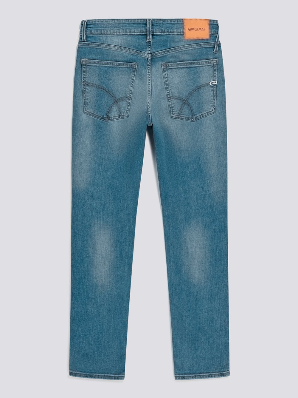 Jeans Slim Gas Stretch 12.30 Oz da Uomo - Denim