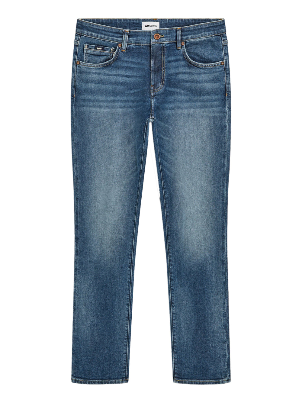 Jeans Gas Comfort 12.70 Oz da Uomo - Denim