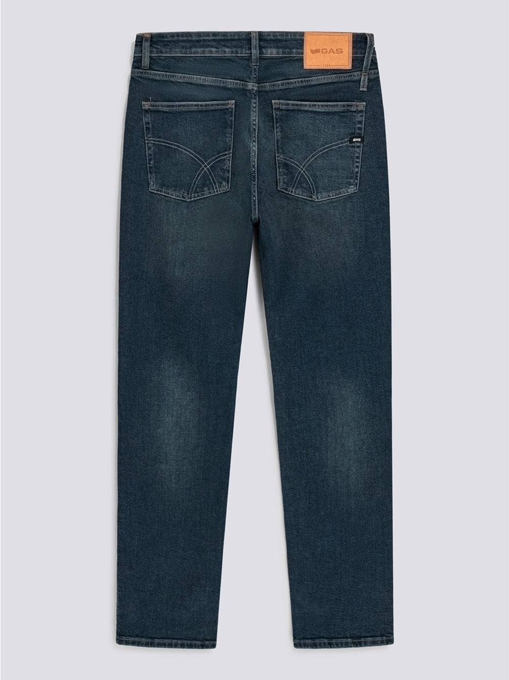 Jeans Slim Gas Comfort 12.70 Oz da Uomo - Denim