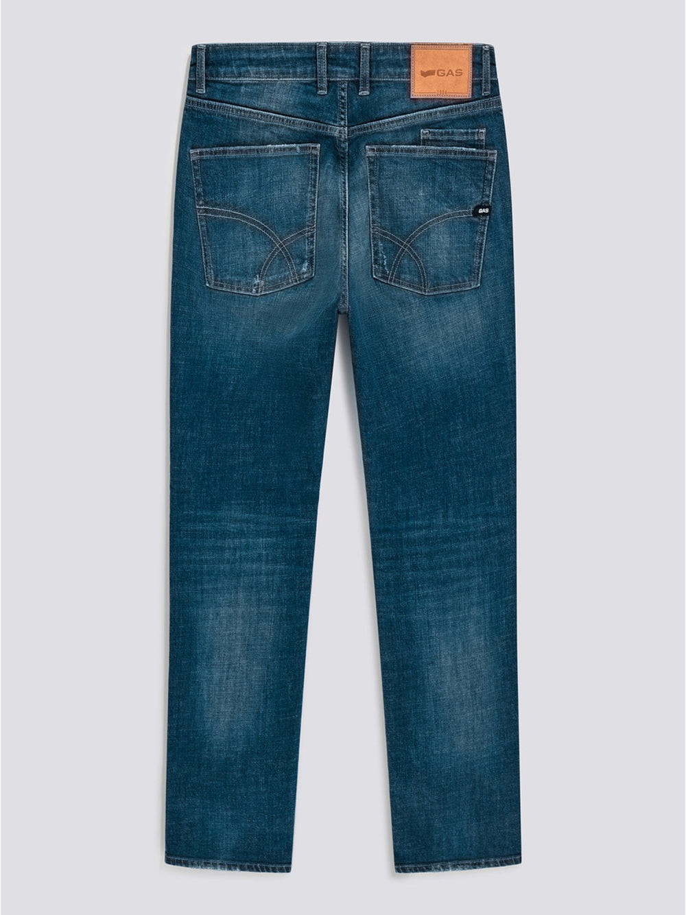 Jeans Gas Pure Indigo 12Oz da Uomo - Denim