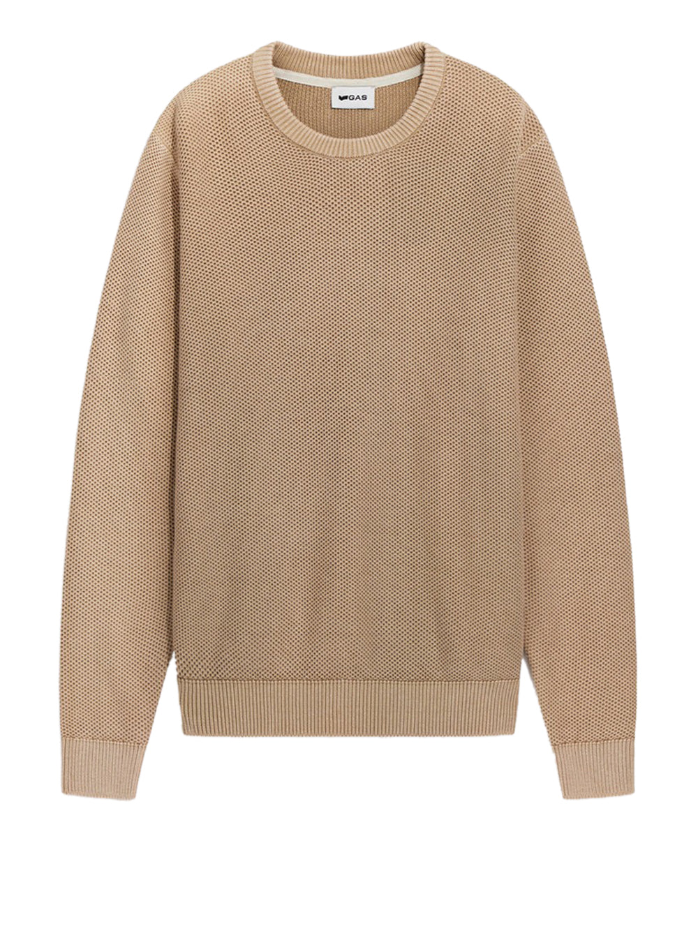 Maglione Gas Honeycomb da Uomo - Beige