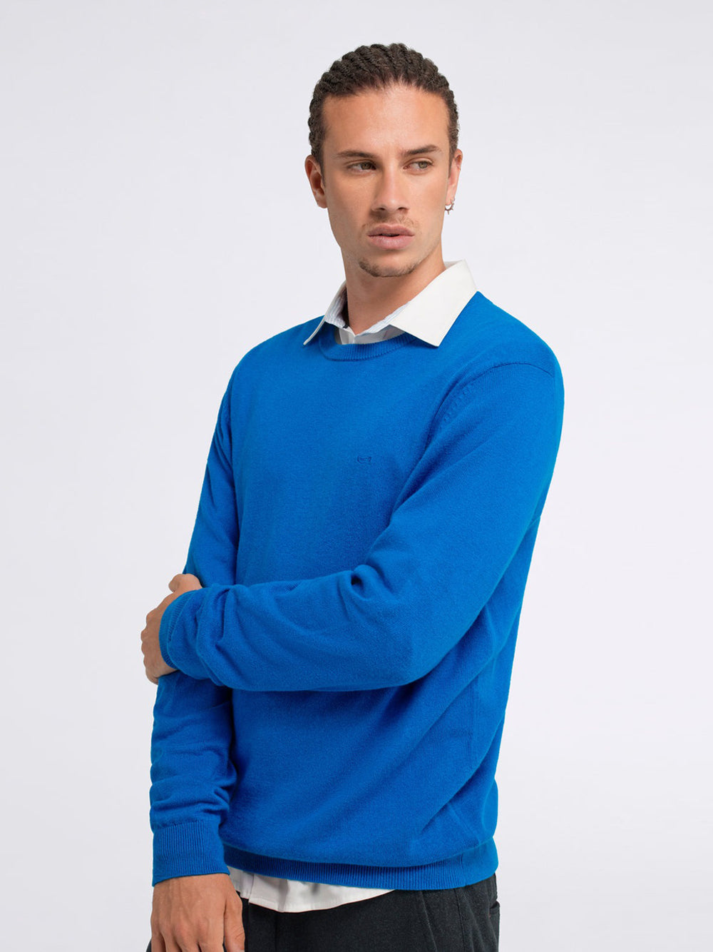 Maglione Gas Cotton Kash da Uomo - Blu