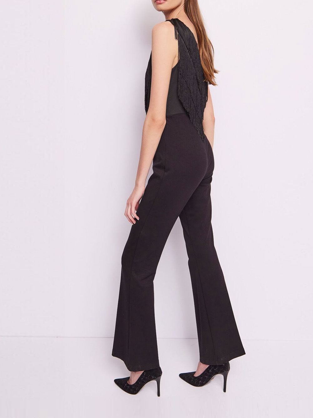 Jumpsuit Gaudì Con Frange da Donna - Nero