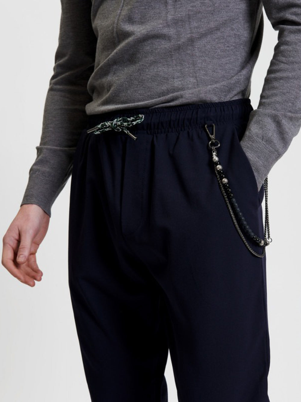 Pantalone Jogger Gianni Lupo da Uomo - Blu