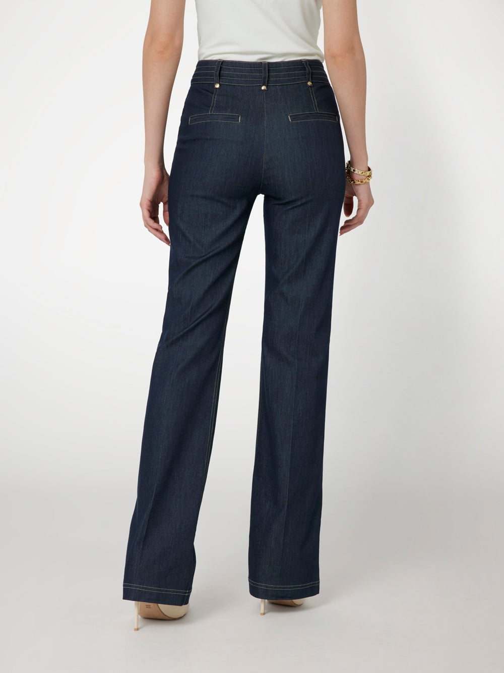 Jeans a Palazzo Guess Maya da Donna - Denim