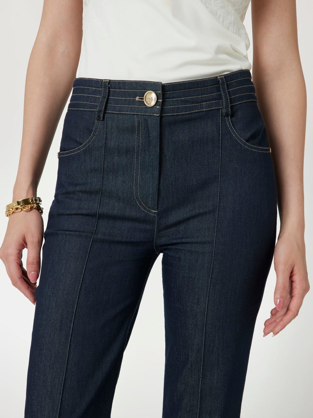 Jeans a Palazzo Guess Maya da Donna - Denim