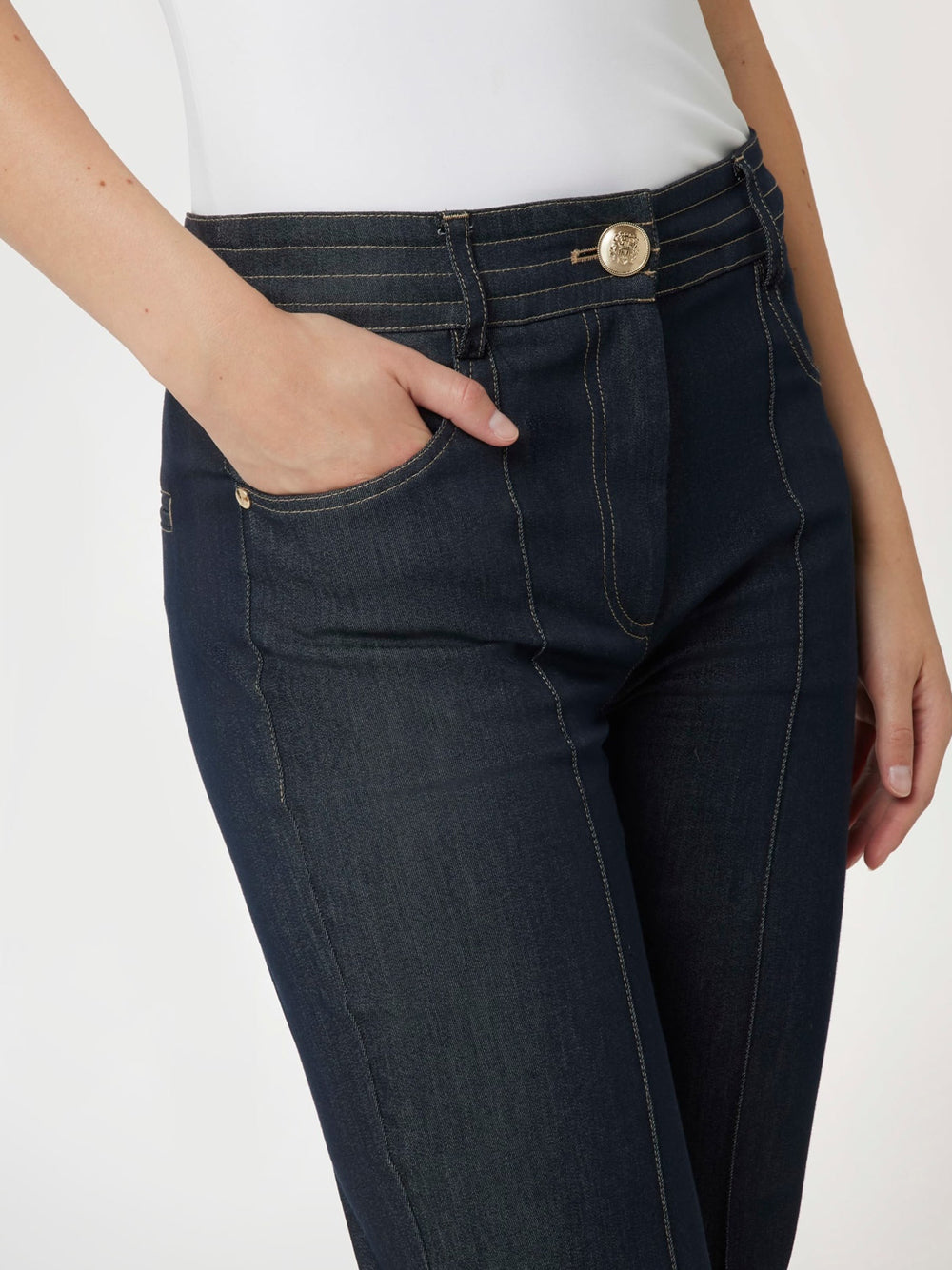 Jeans a Palazzo Guess Maya da Donna - Denim