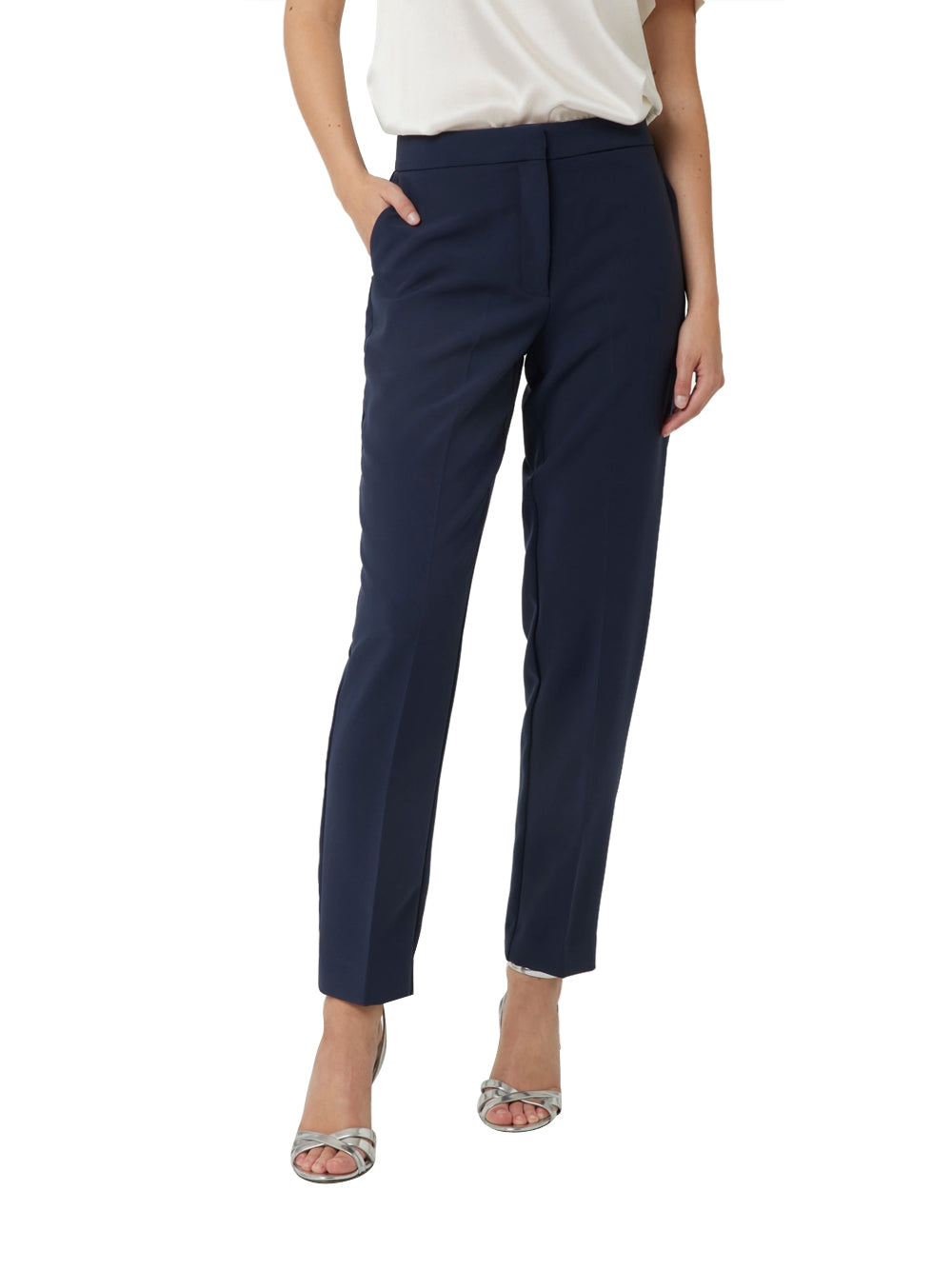 Pantalone Chino Guess Leila da Donna - Blu