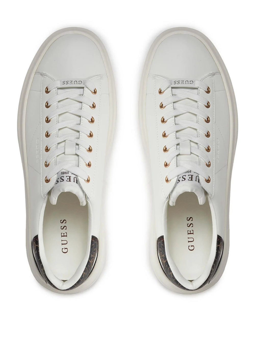 Sneakers Guess Elba da Uomo - Bianco