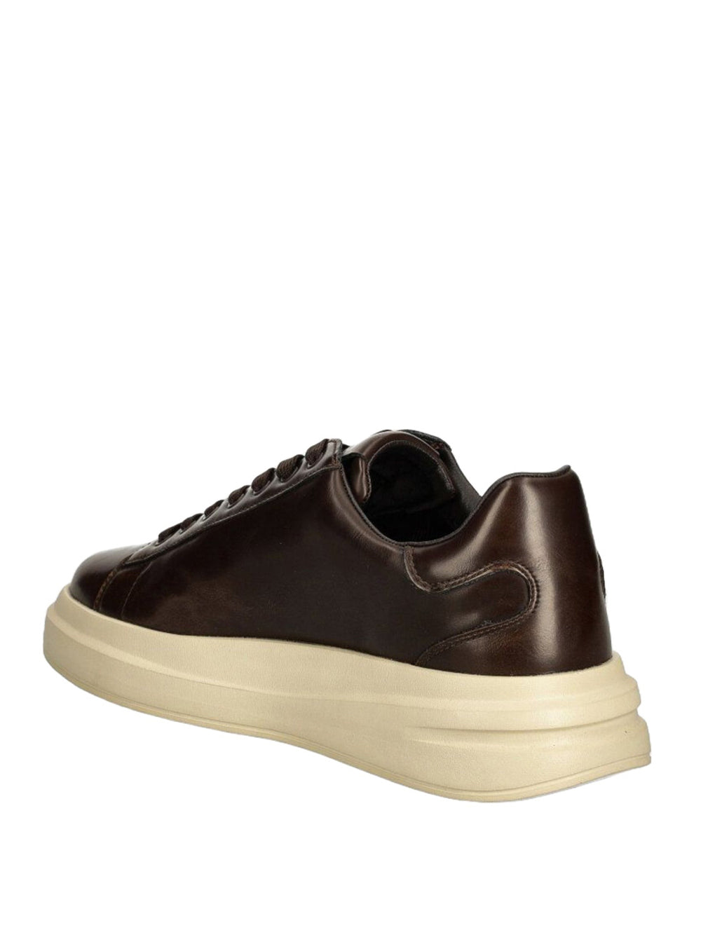 Sneakers Guess Elba Brushed da Uomo - Marrone