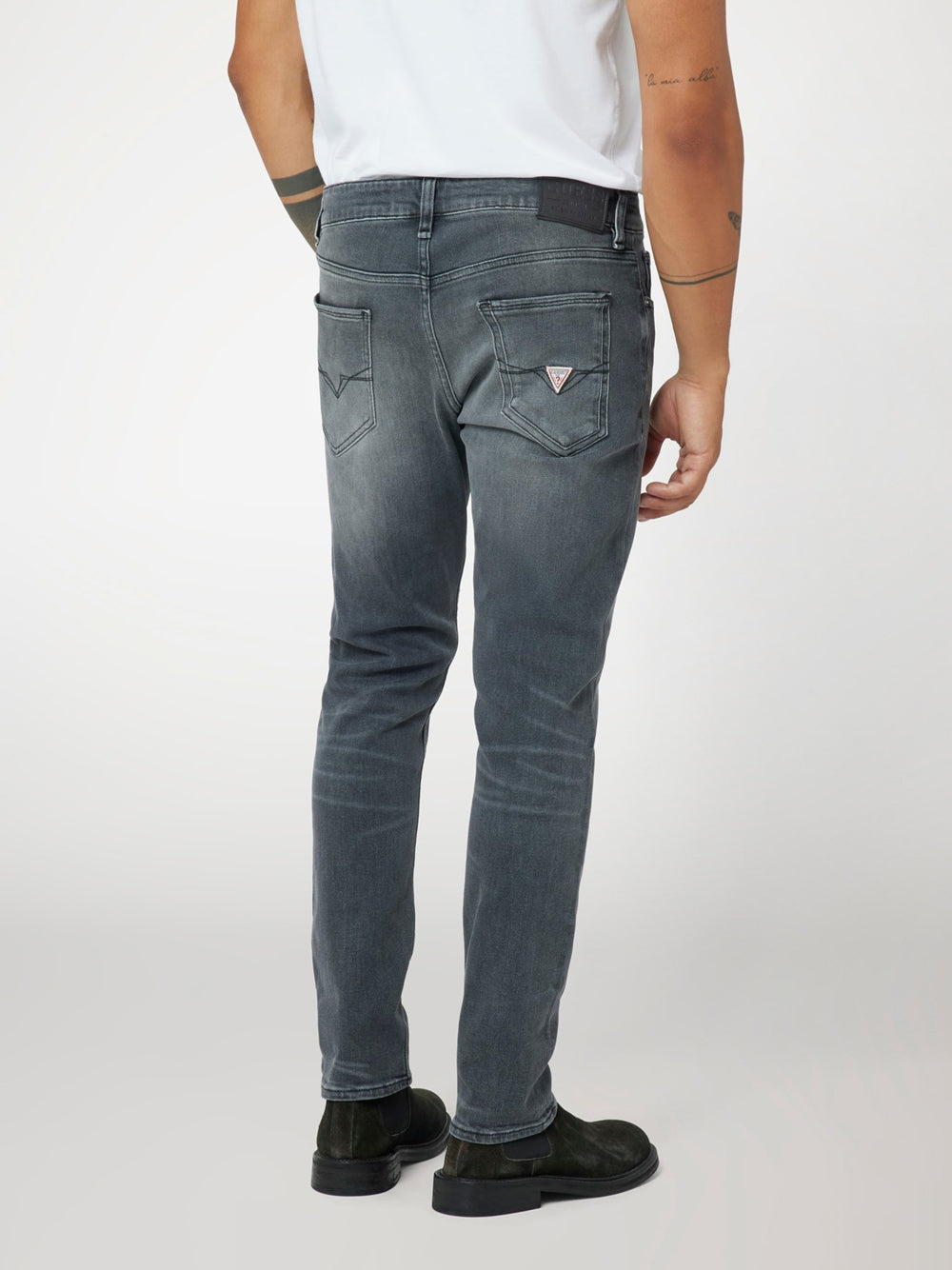 Jeans Skinny Guess Miami da Uomo - Grigio