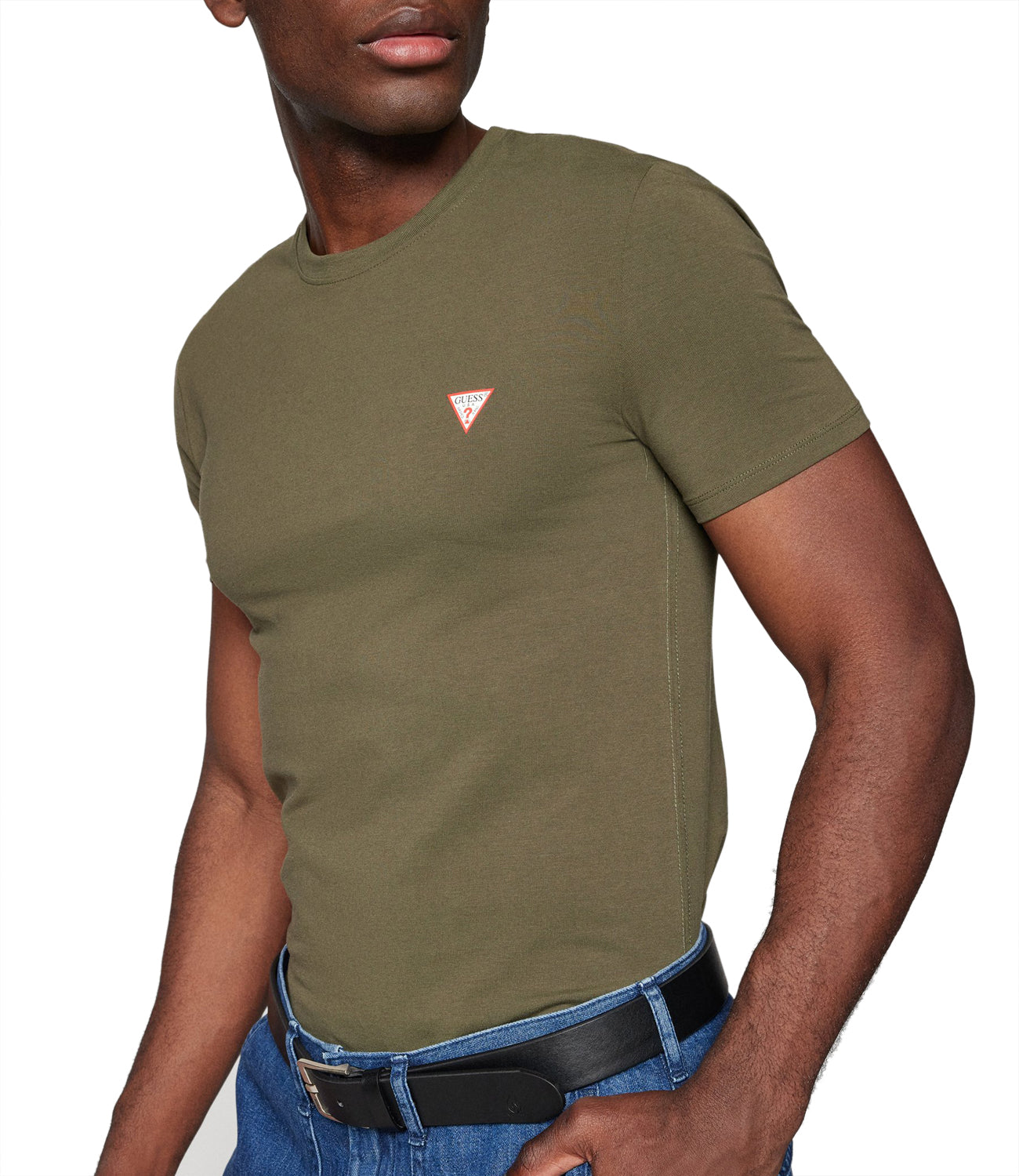 Guess T-shirt Uomo Mod. M2YI24 J1314 G8F6 Olive Verde