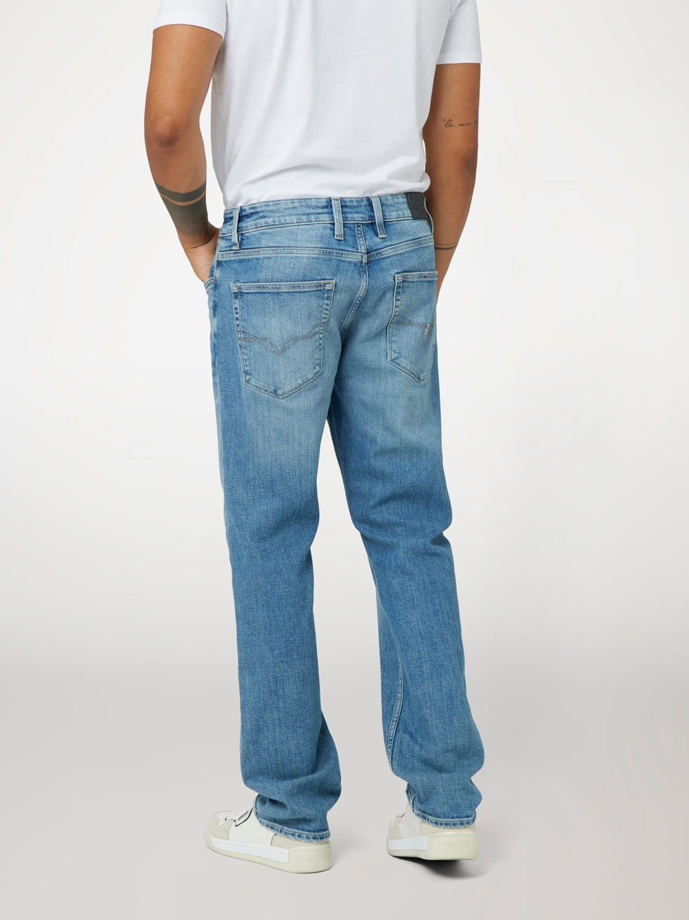 Jeans Slim Guess Angels da Uomo - Denim