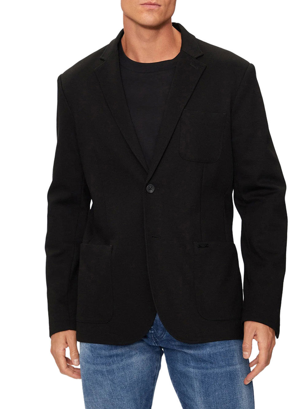 Blazer Guess Tyron da Uomo - Nero