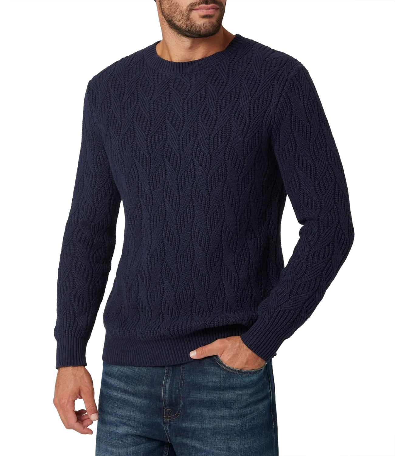 Guess Maglione Girocollo Uomo Mod. M4BR19 Z3HD1 G7V2 Blu