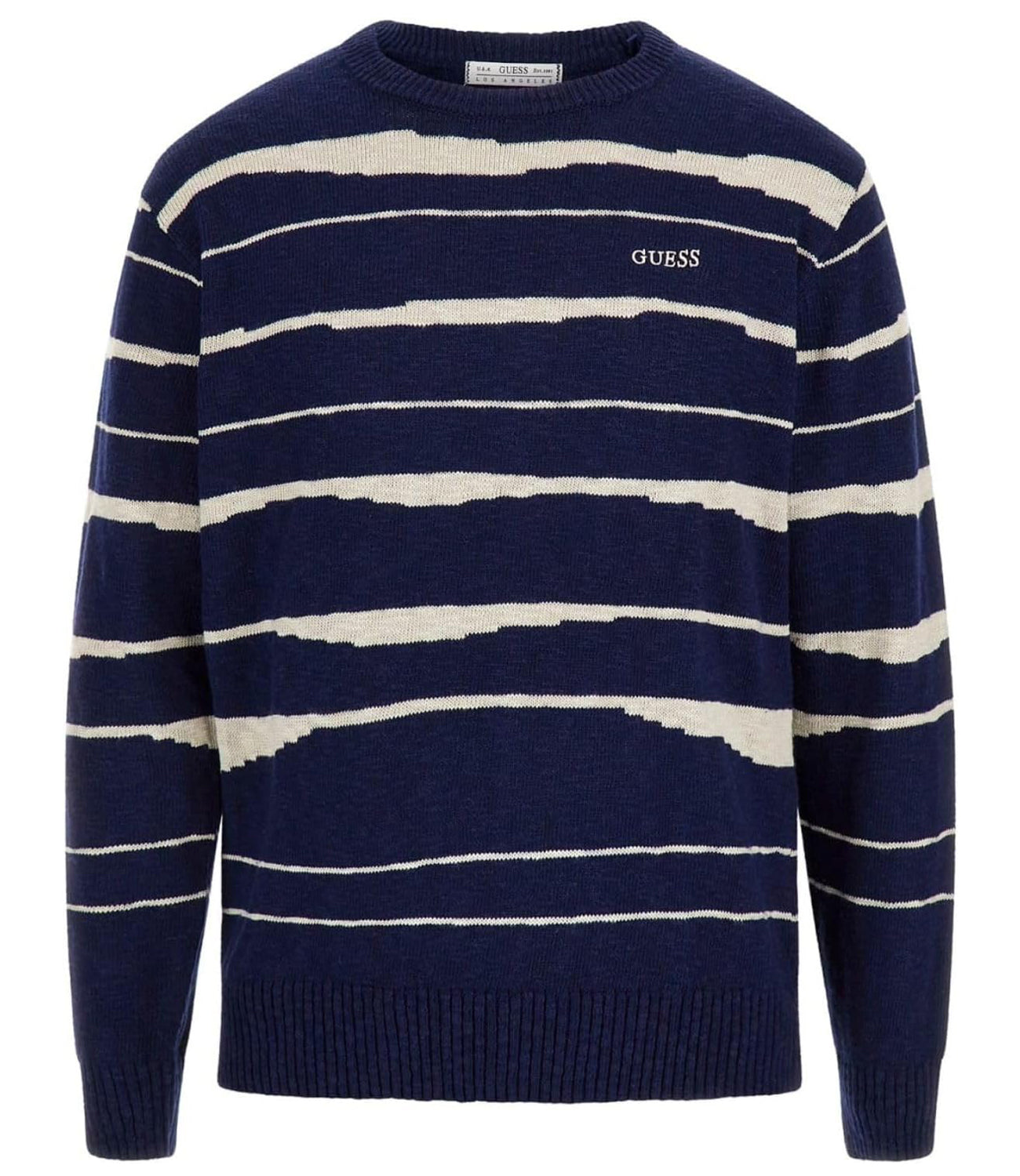 Guess Maglione Girocollo Uomo Mod. M4YR16 Z3FD1 S75G Blu