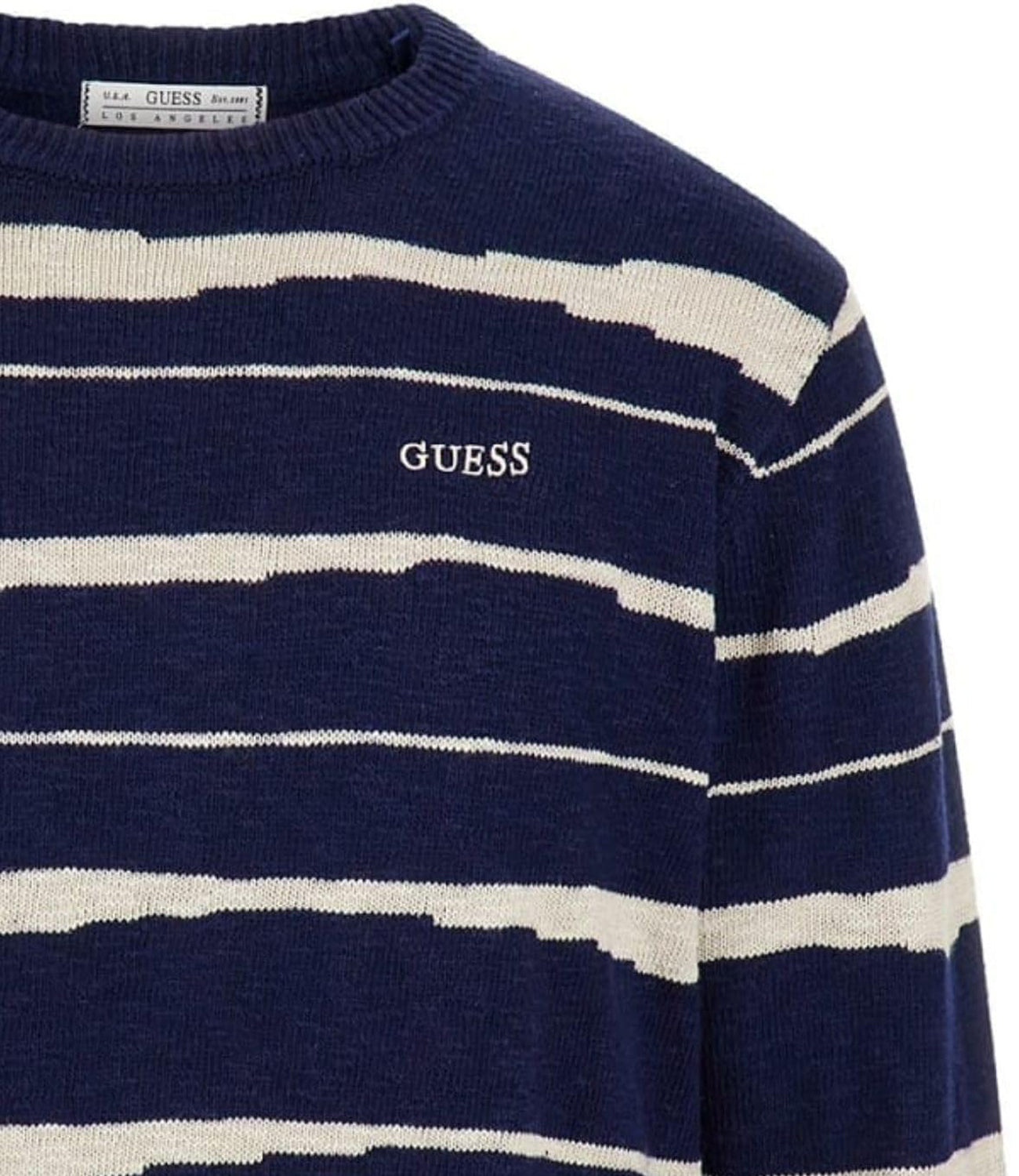 Guess Maglione Girocollo Uomo Mod. M4YR16 Z3FD1 S75G Blu