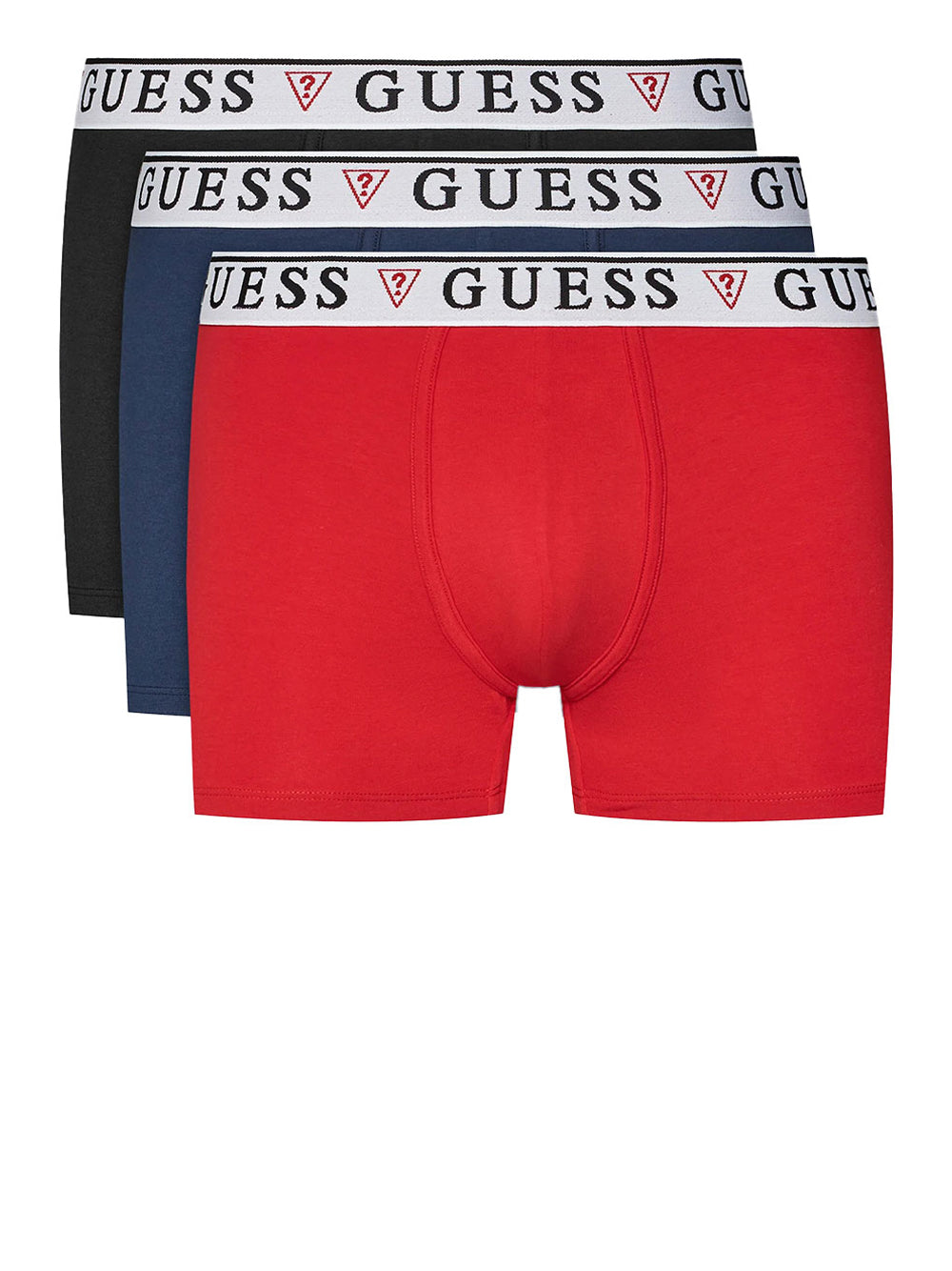 Boxer Guess Brian HeroTrunk 3 Pack da Uomo - Multicolore