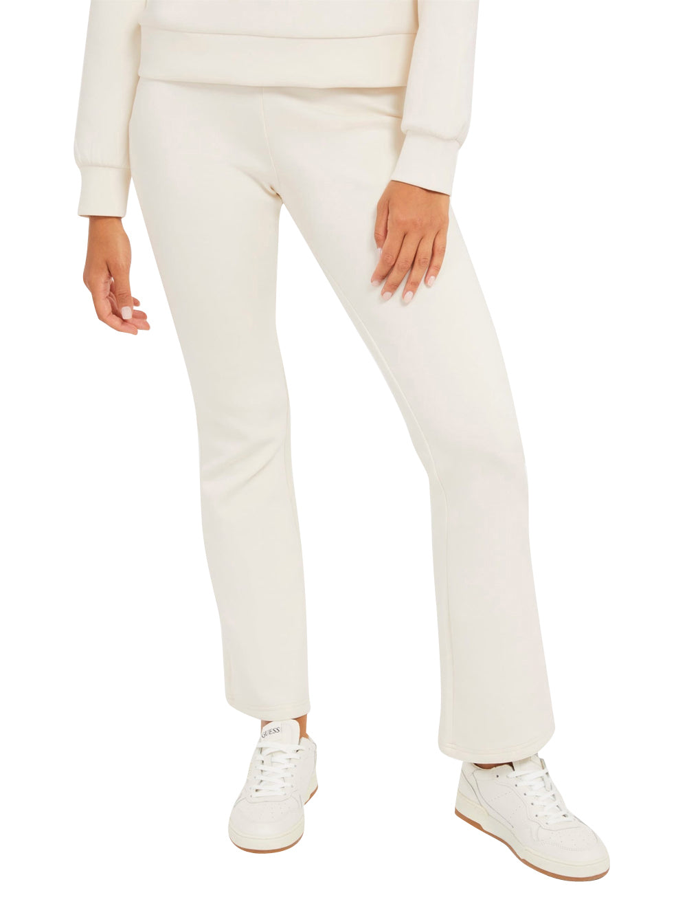 Pantalone Jogger Guess Ann Long da Donna - Avorio