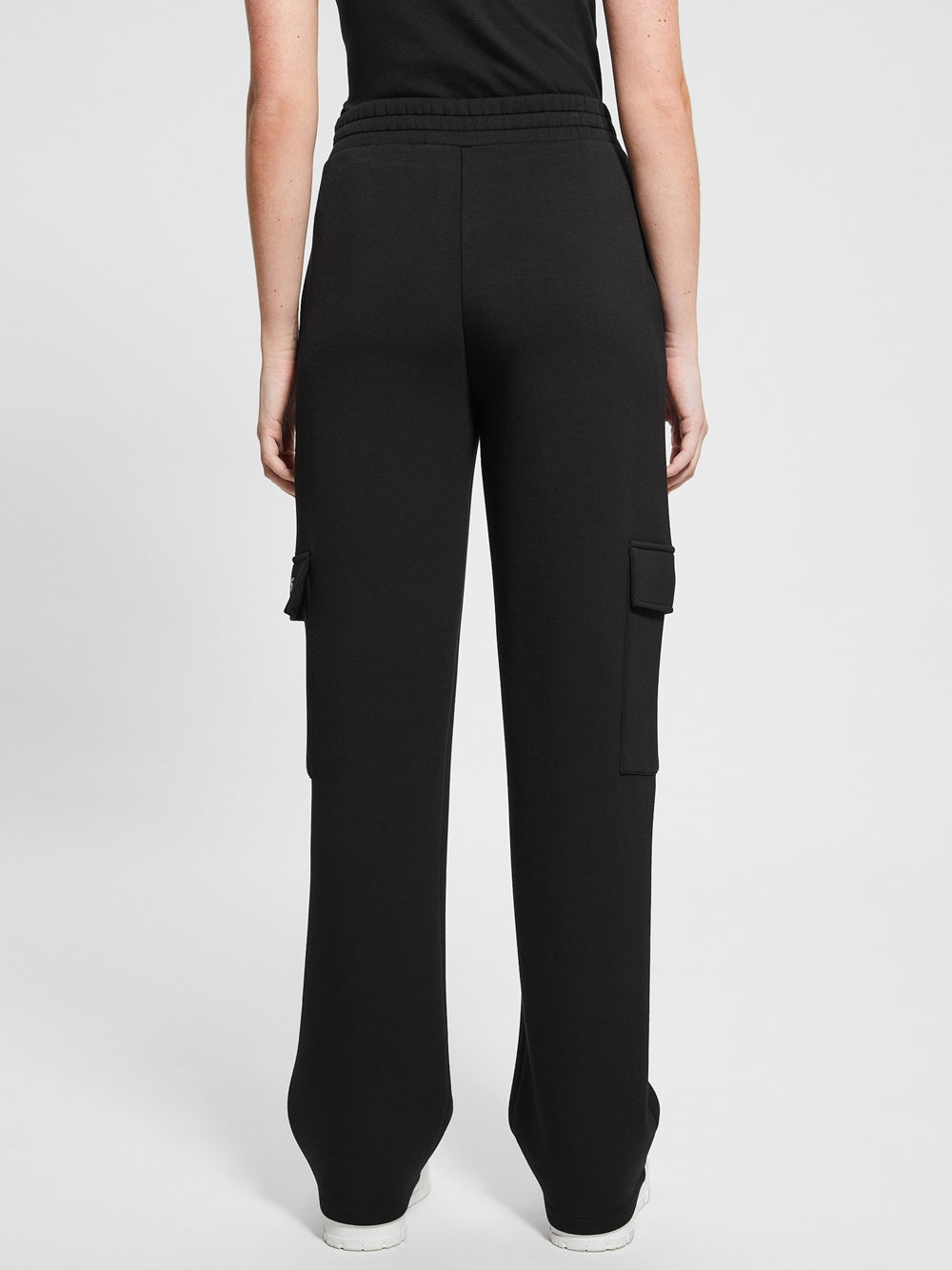 Pantalone Cargo Guess Cecilia Scuba da Donna - Nero