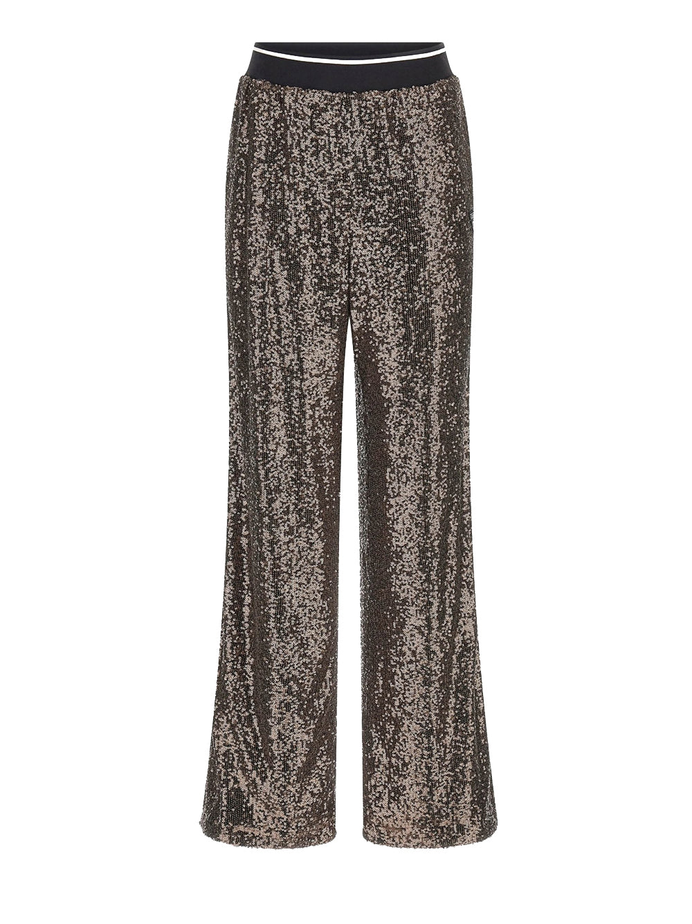 Pantalone Palazzo Guess Mini Sequins da Donna - Nero