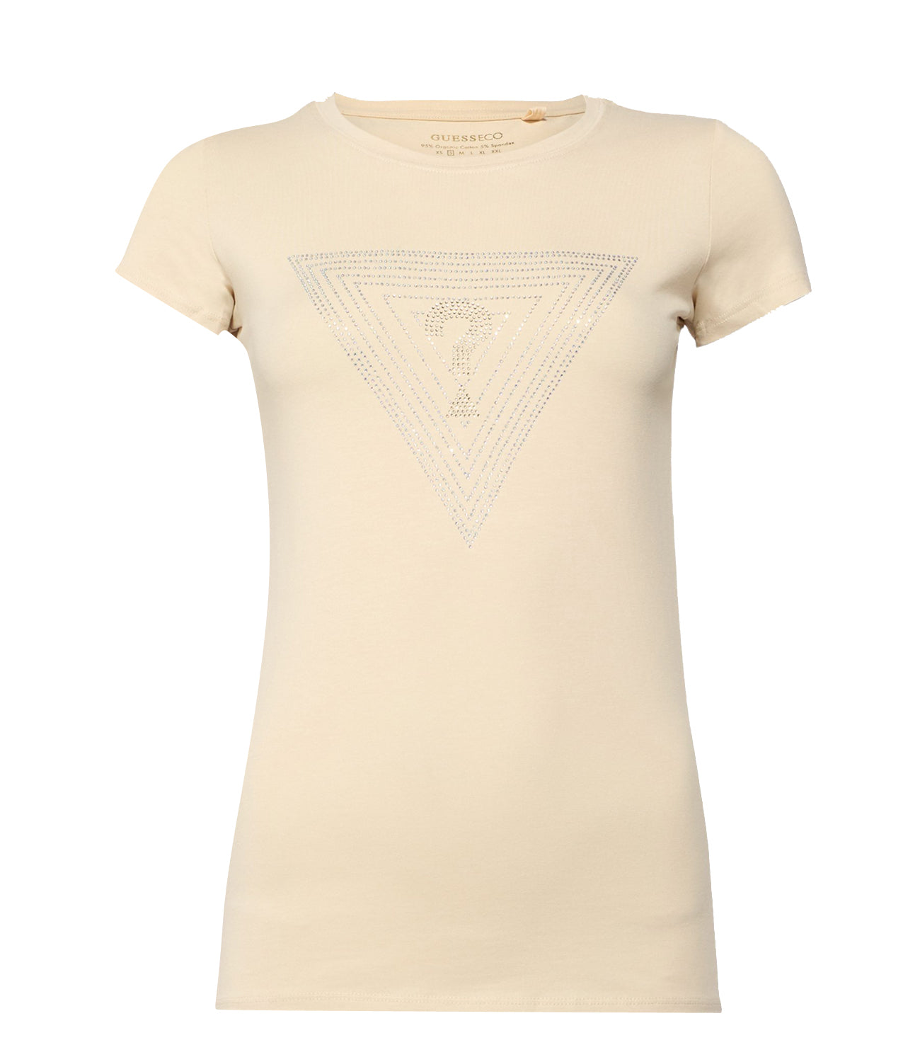 Guess T-shirt Donna Mod. W4BI41 KA0Q1 G1W7 Beige