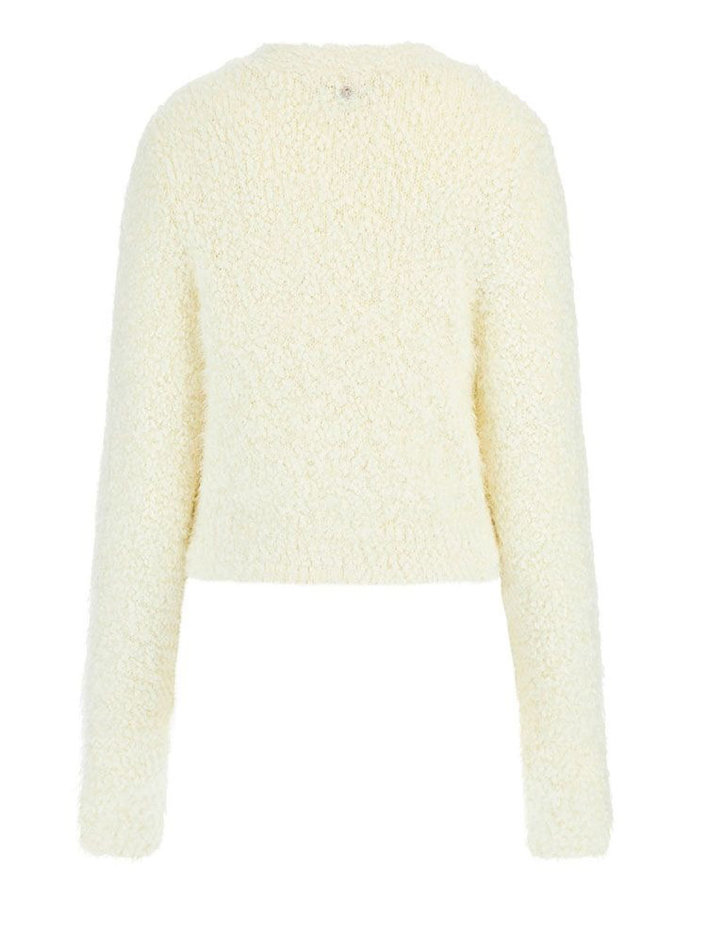 Cardigan Guess Ume Boucle da Donna - Bianco