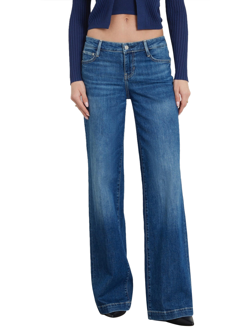 Jeans a Palazzo Guess Sexy da Donna - Denim