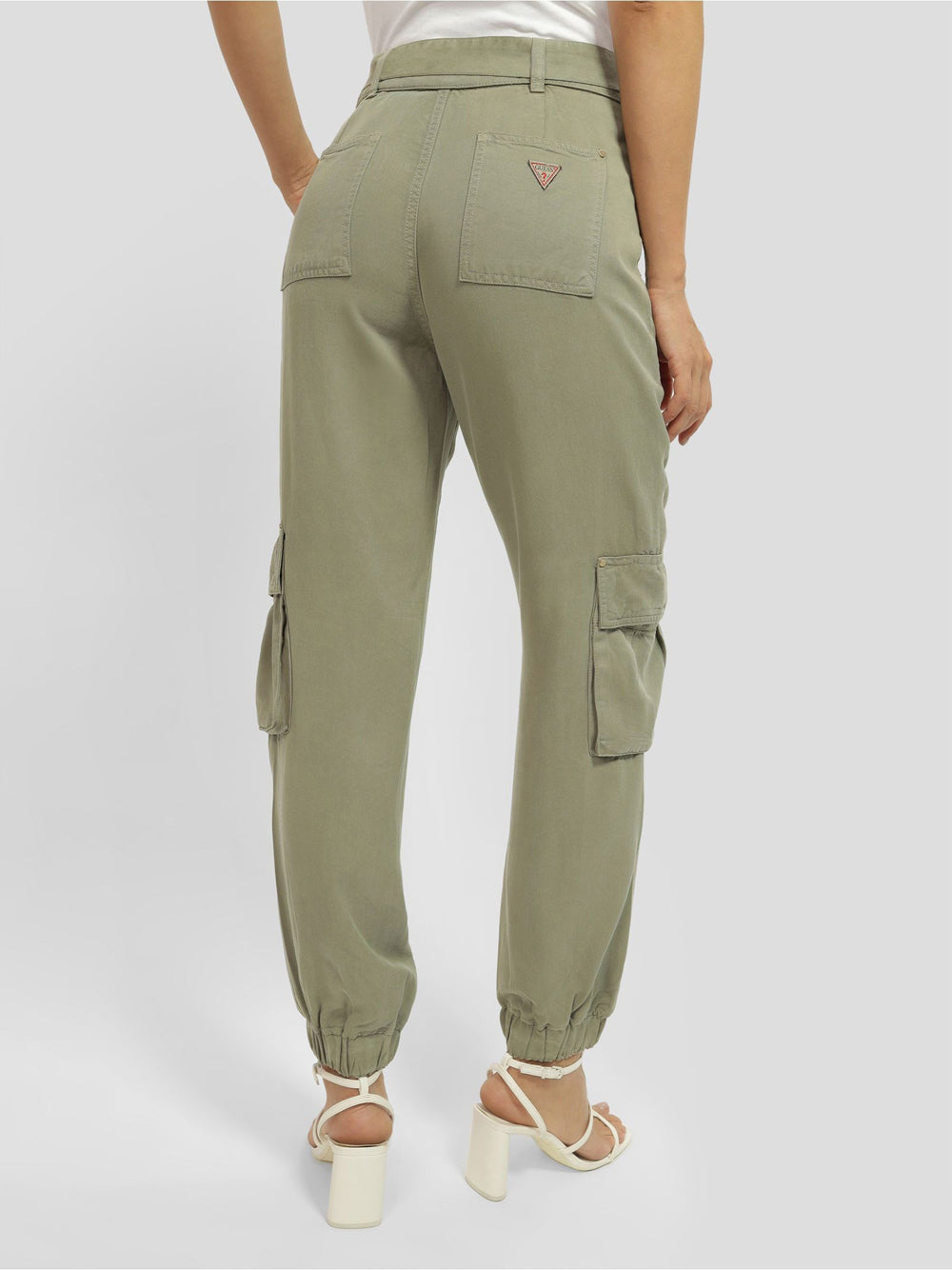 Pantalone Cargo Guess Katrin da Donna - Verde