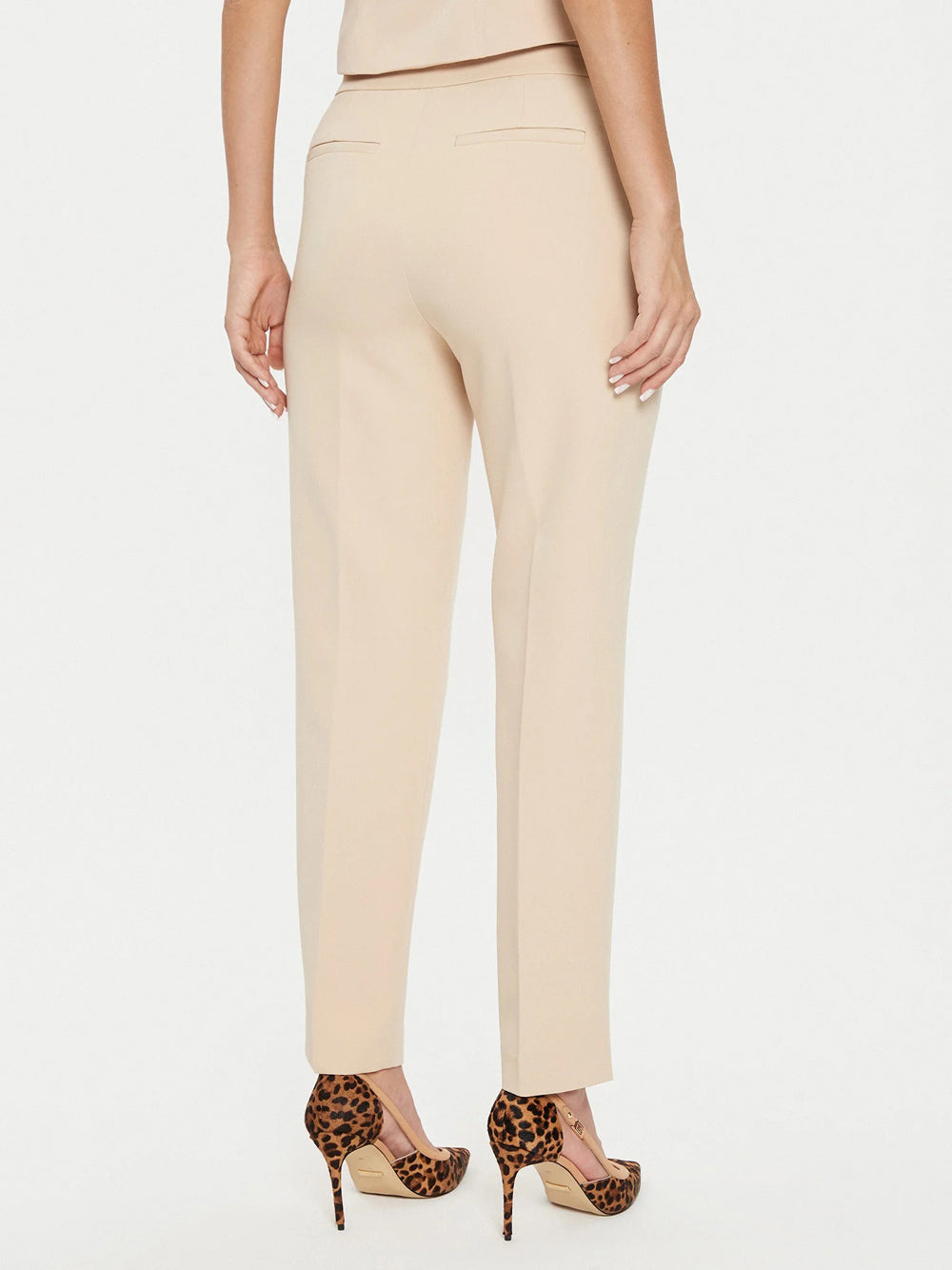 Pantalone Chino Guess Roberta Structure da Donna - Rosa