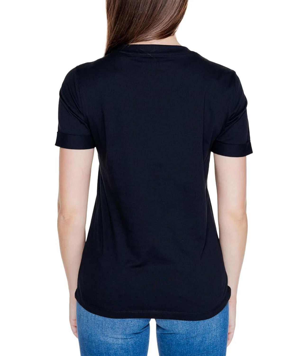 Guess T-shirt Donna Mod. W4YI09 JA914 JBLK BLACK Nero