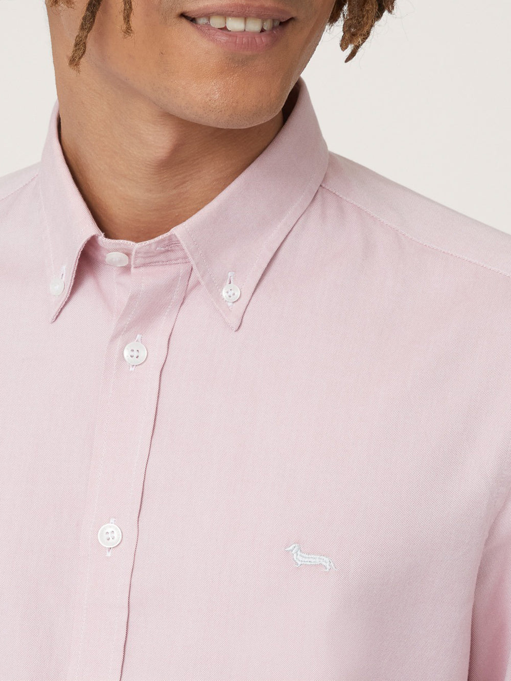 Camicia Classica Harmont & Blaine Regular da Uomo - Rosa