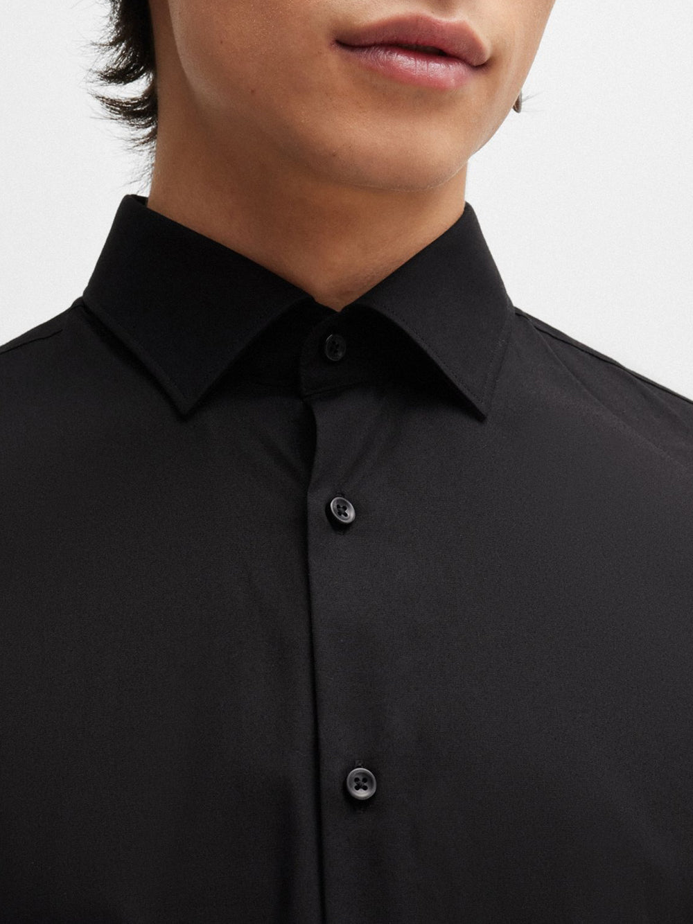 Camicia Hugo Boss Kenno da Uomo - Nero